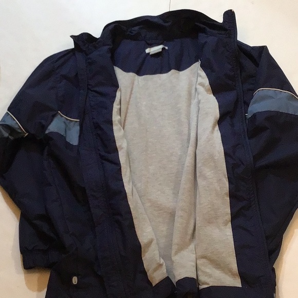 NIKE  MENS NAVY BLUE WINDBREAKER  LON SLEEVES JACKET SZ  XL - Picture 7 of 12